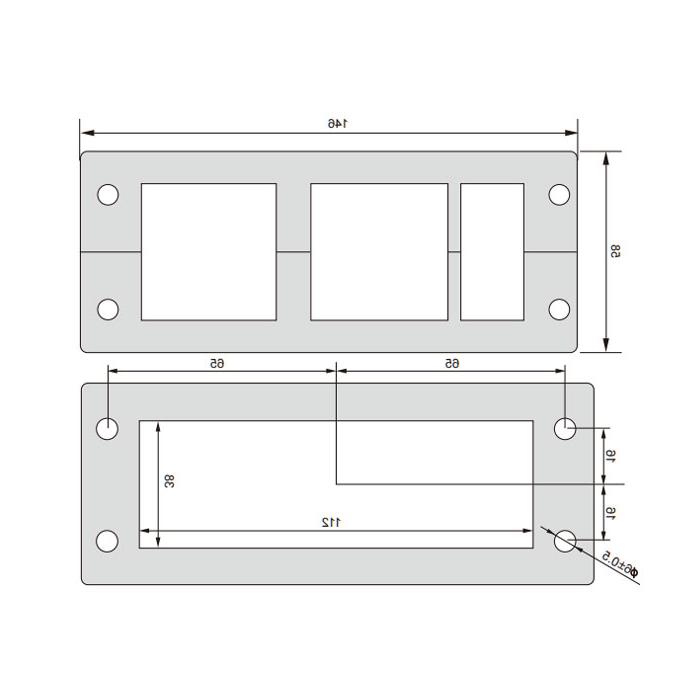 Strip type cable threading board, kit (including CM module), KPL 24/4C, 97030001